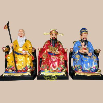 工廠一手直銷福祿壽神像 福星、祿星、壽星玻璃鋼工藝品的互聯(lián)網(wǎng)銷售新趨勢